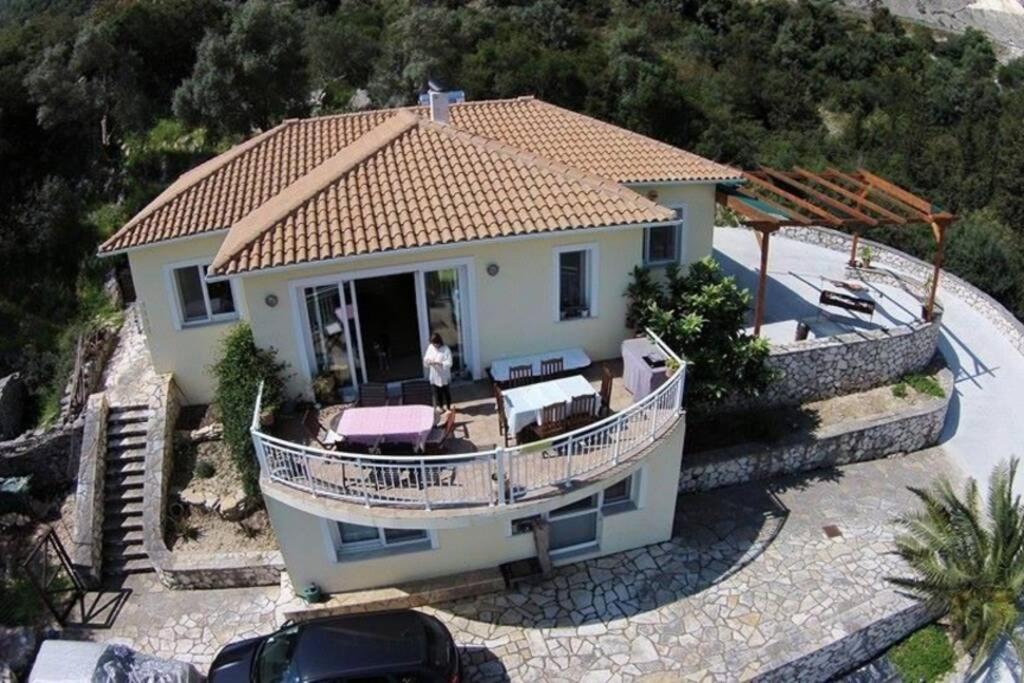 Villa Sunrise With Stunning Views And Private Pool Katokhórion Eksteriør bilde