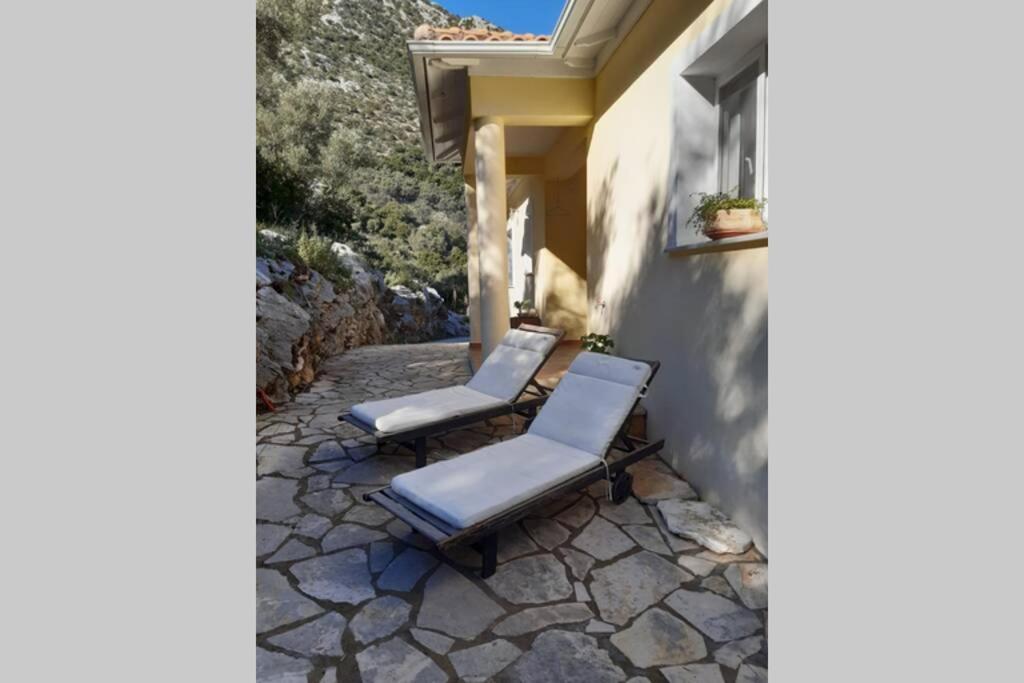 Villa Sunrise With Stunning Views And Private Pool Katokhórion Eksteriør bilde