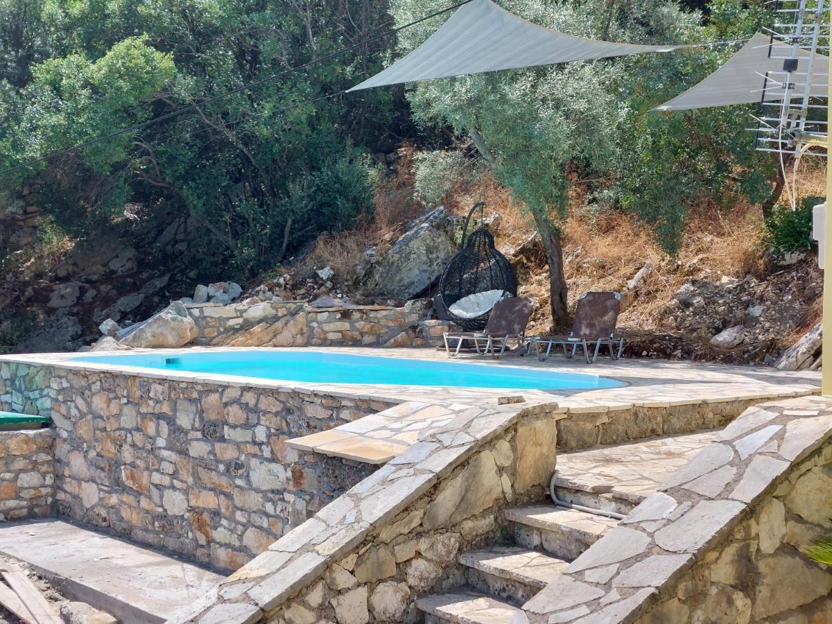 Villa Sunrise With Stunning Views And Private Pool Katokhórion Eksteriør bilde