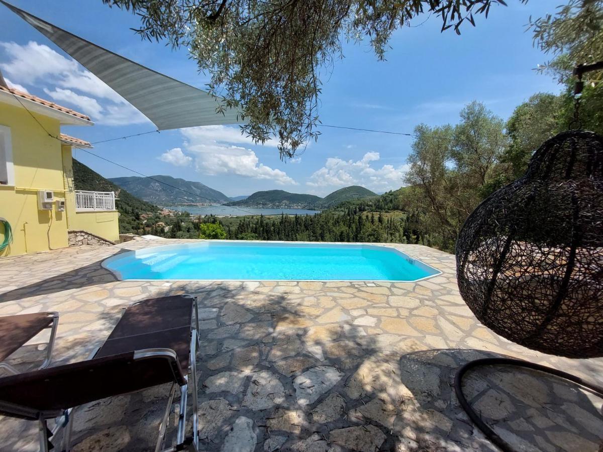 Villa Sunrise With Stunning Views And Private Pool Katokhórion Eksteriør bilde